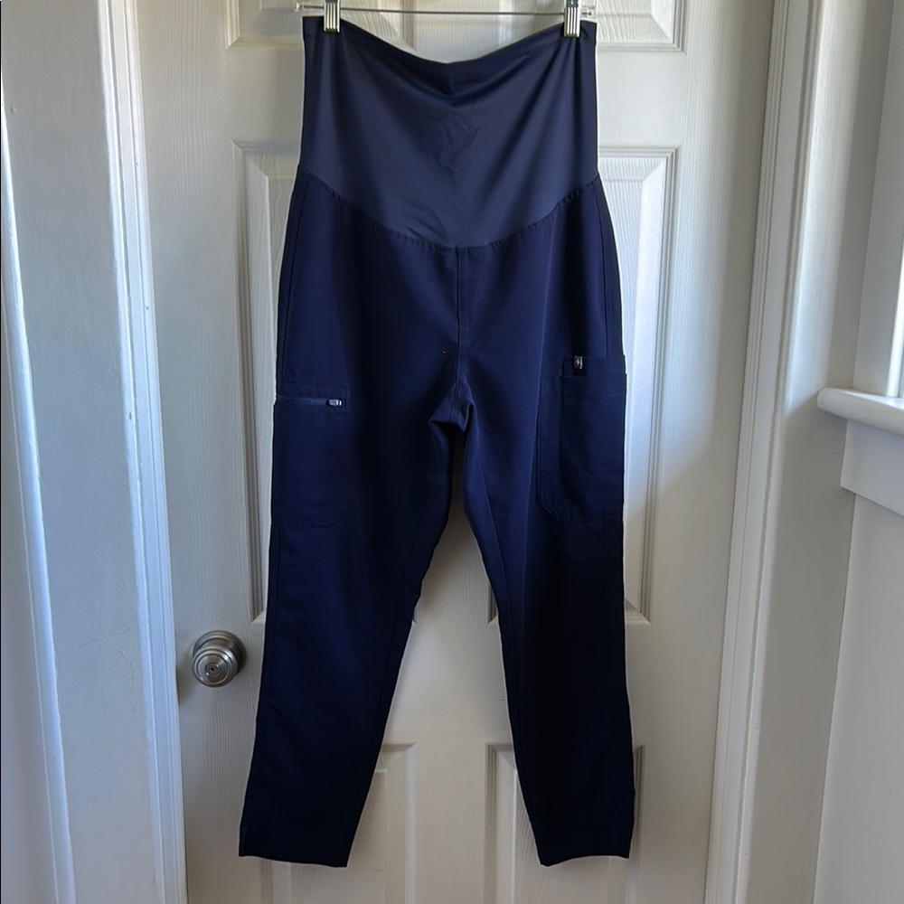 FIGS Yola Maternity Jogger Pants Navy Blue Size S Style W21SW2035